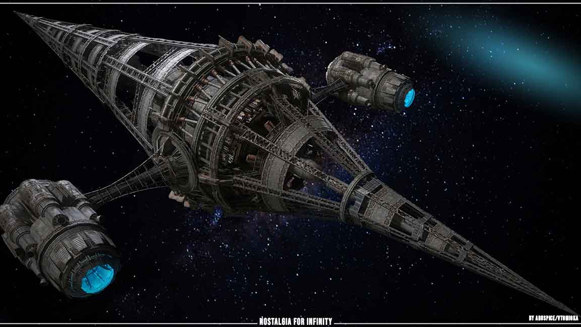 Lighthugger concept art by Victor Tomioka